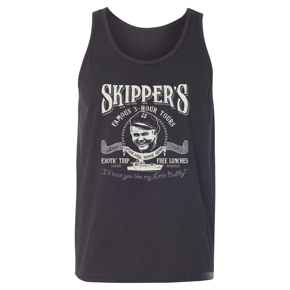 Unisex Jersey Tank - B6FFSBV2 - Dark Grey - 7