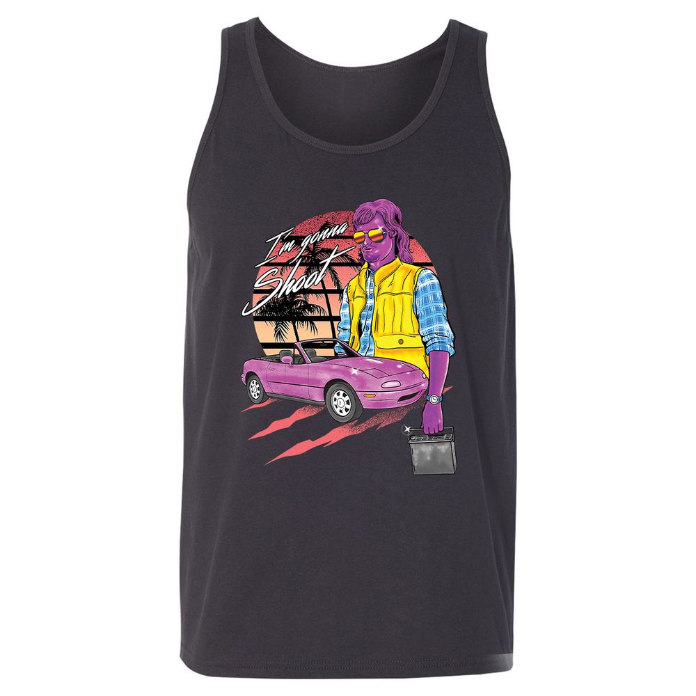 Unisex Jersey Tank - SPALQU54 - Dark Grey - 7