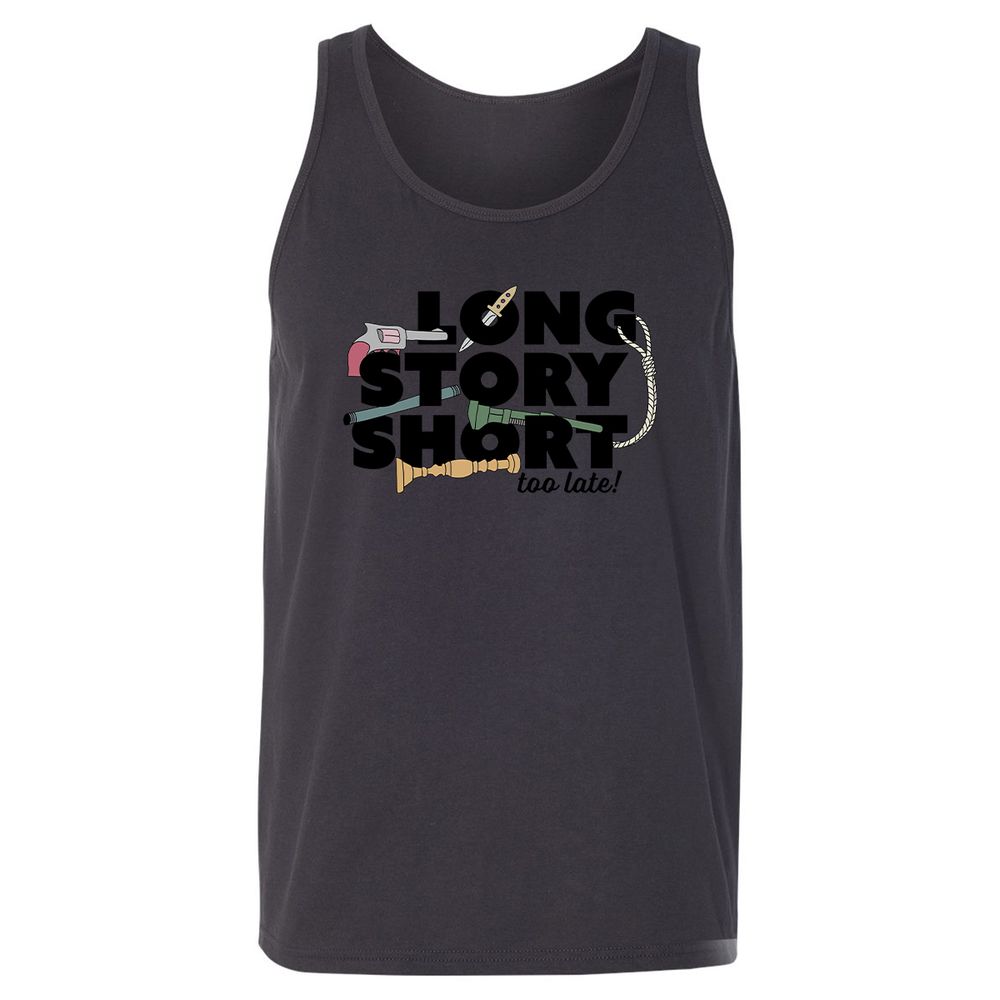 Unisex Jersey Tank - KT7LY6VQ - Dark Grey - 7