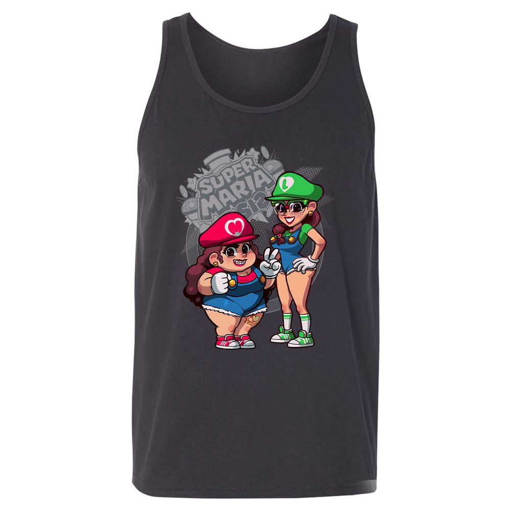 Unisex Jersey Tank - N9XXXAA5 - Dark Grey - 7