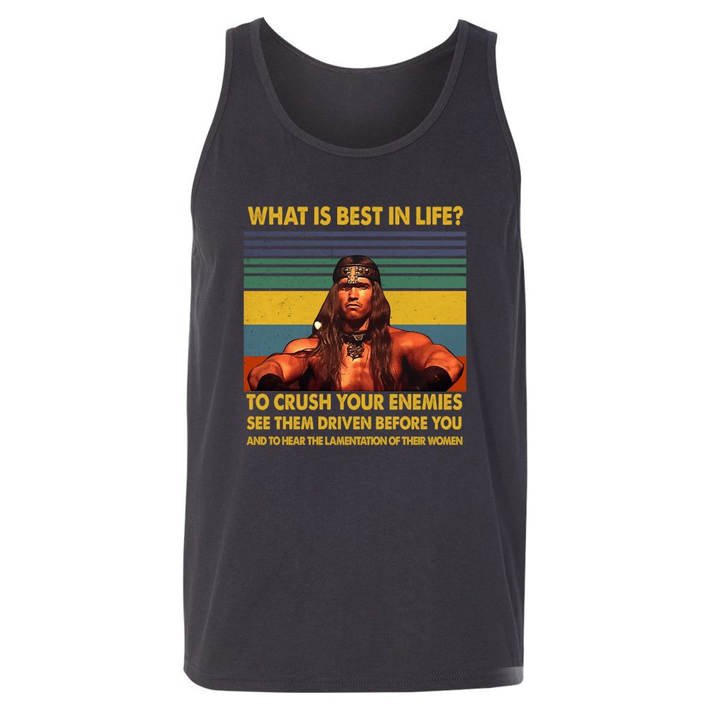 Unisex Jersey Tank - D4KB4YDR - Dark Grey - 7