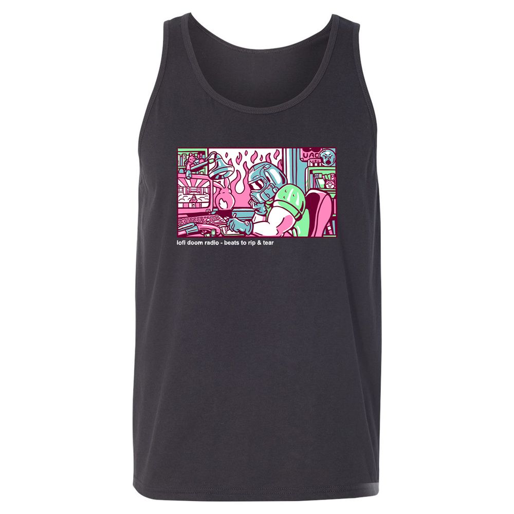 Unisex Jersey Tank - 5YGMF3RG - Dark Grey - 7