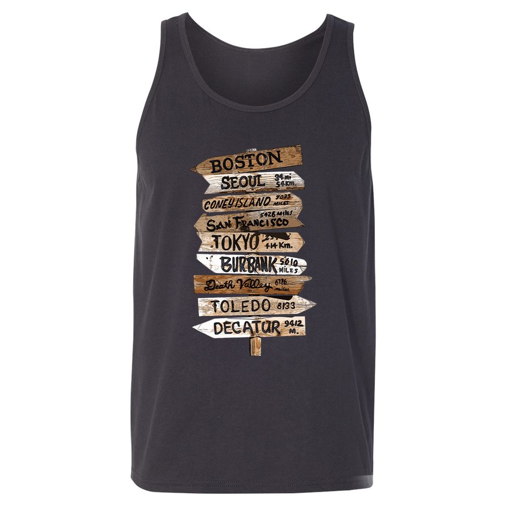 Unisex Jersey Tank - HEQ2X5LN - Dark Grey - 7
