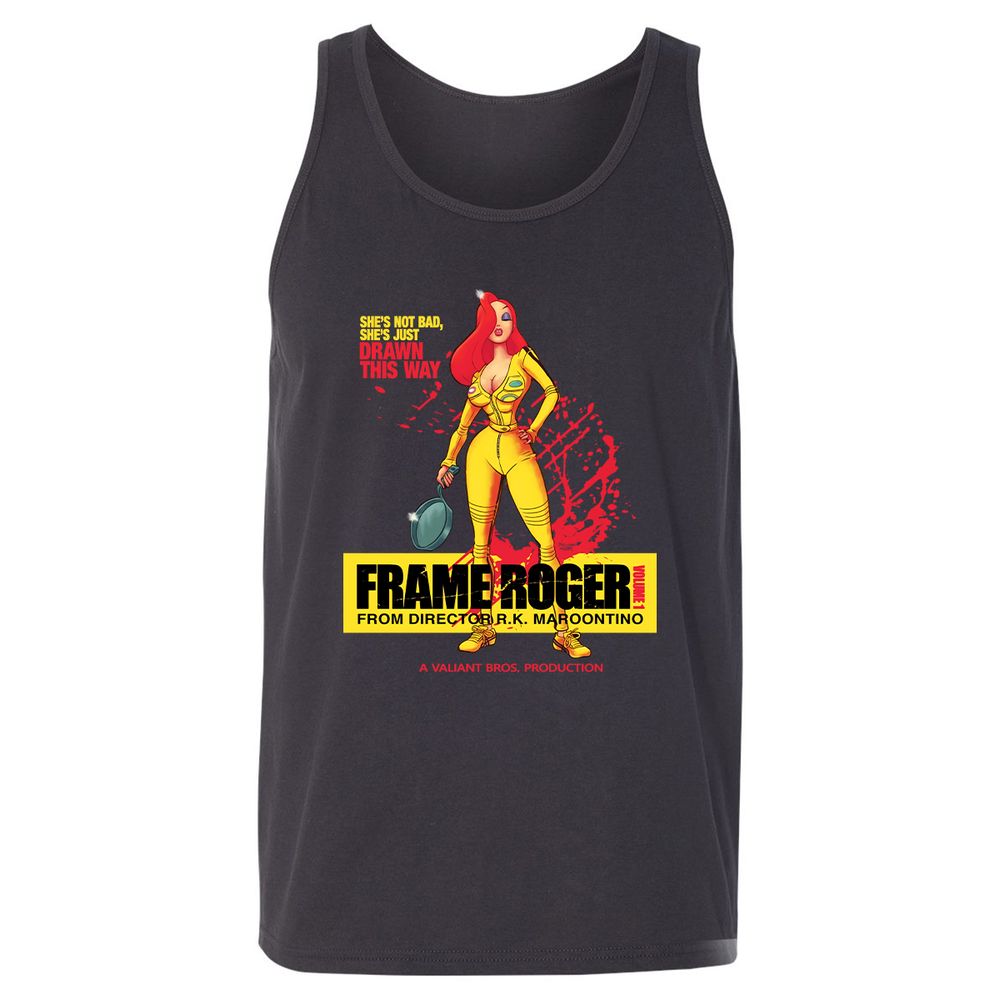 Unisex Jersey Tank - ZK9JY7B8 - Dark Grey - 7