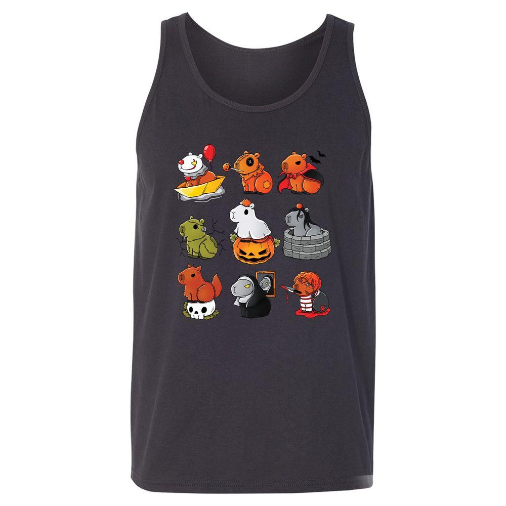 Unisex Jersey Tank - NVT7X1YF - Dark Grey - 7