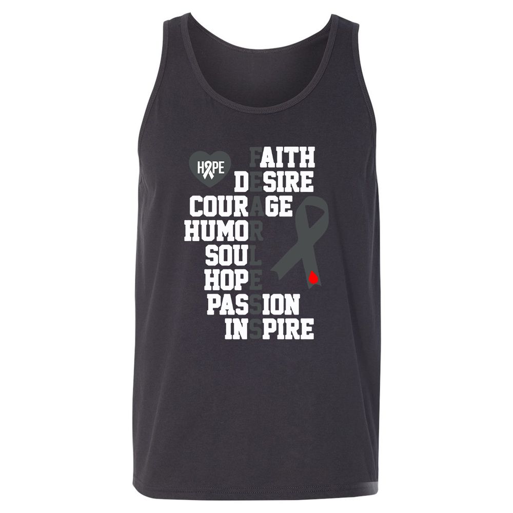 Unisex Jersey Tank - MN3RTFK1 - Dark Grey - 7
