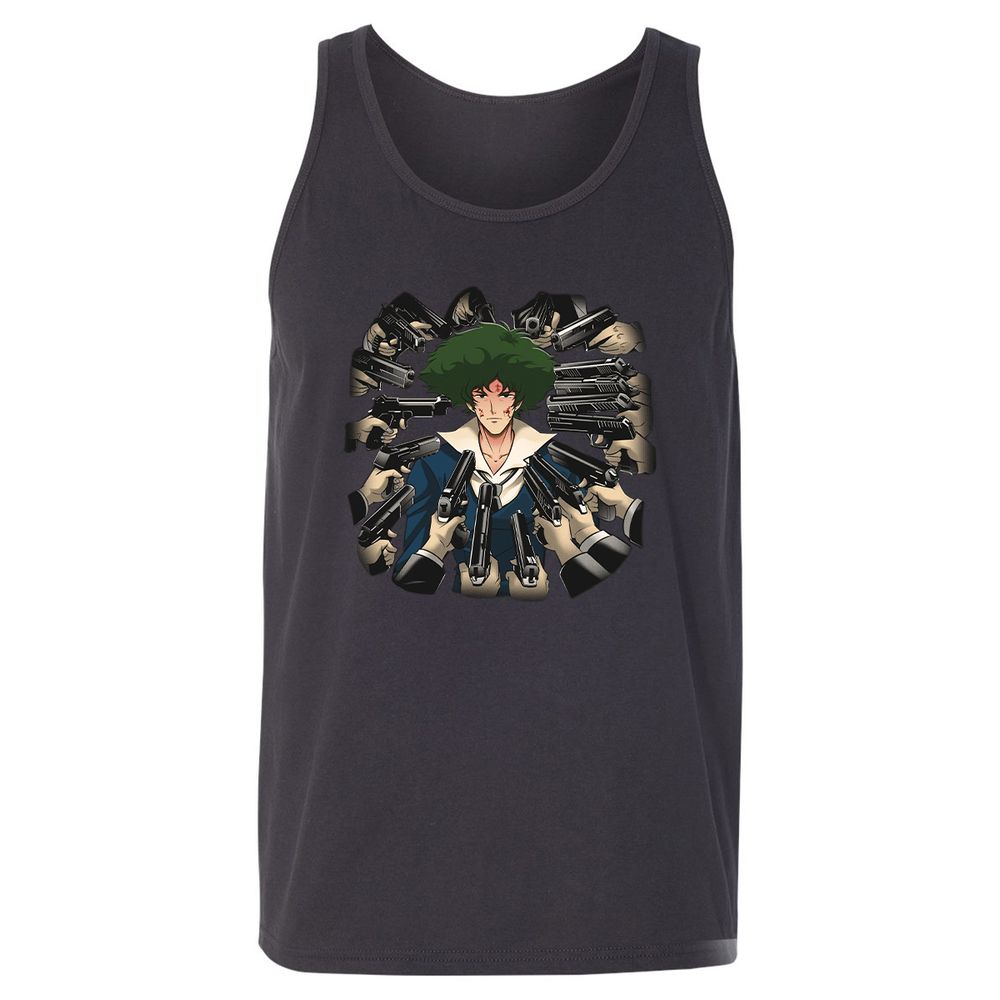 Unisex Jersey Tank - 52NTJXH7 - Dark Grey - 7