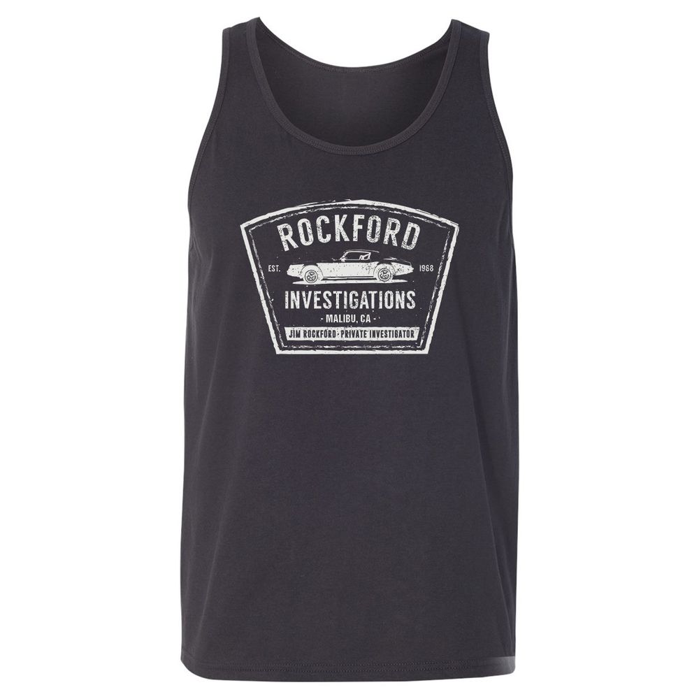 Unisex Jersey Tank - D8L2XZ5T - Dark Grey - 7