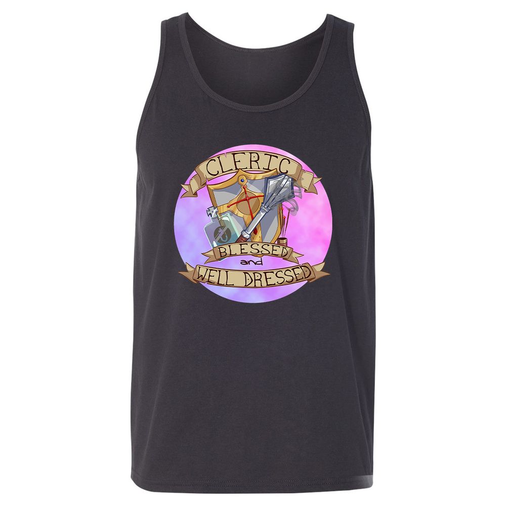 Unisex Jersey Tank - YXBBH84H - Dark Grey - 7