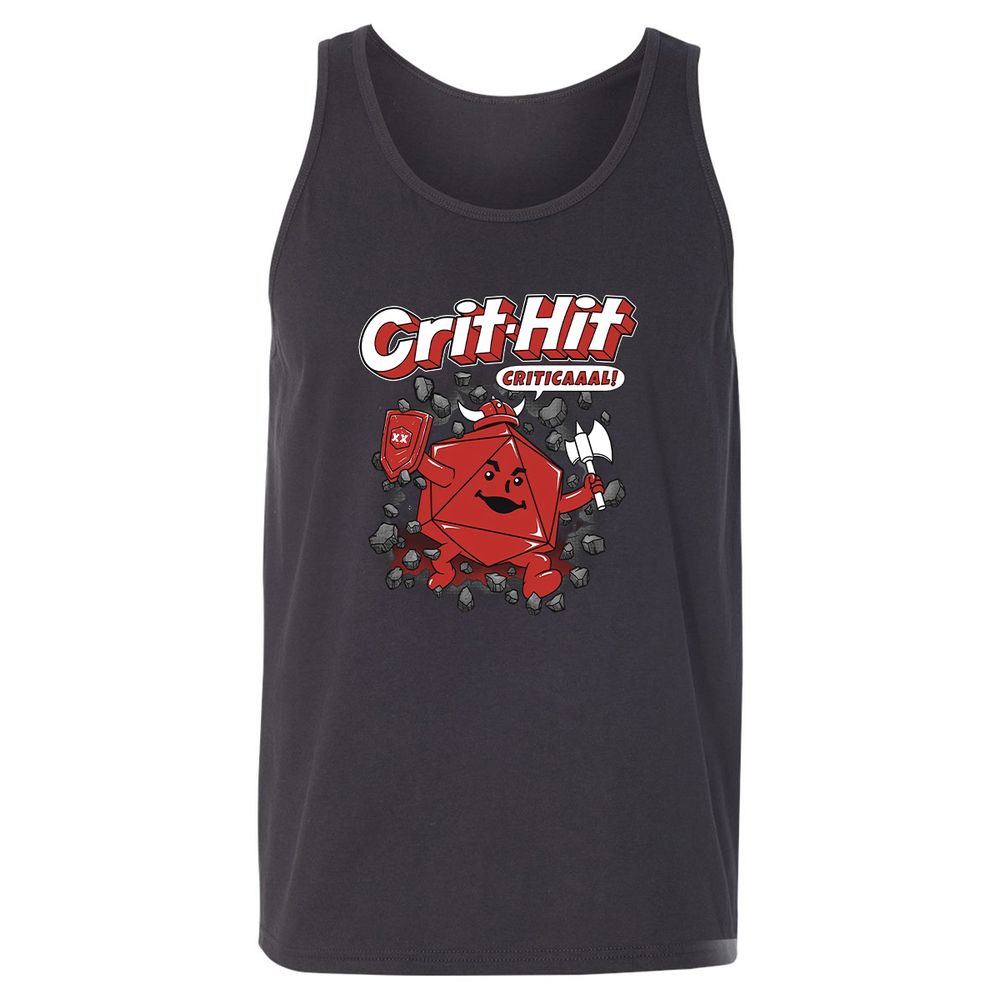 Unisex Jersey Tank - 1D32QSK8 - Dark Grey - 7