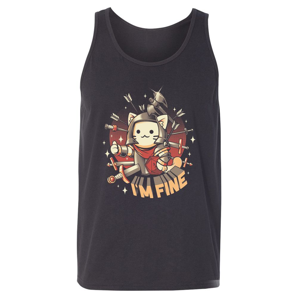 Unisex Jersey Tank - MPU1FGDU - Dark Grey - 7