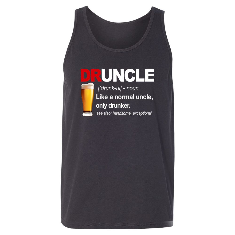 Unisex Jersey Tank - HG7Z93CM - Dark Grey - 7