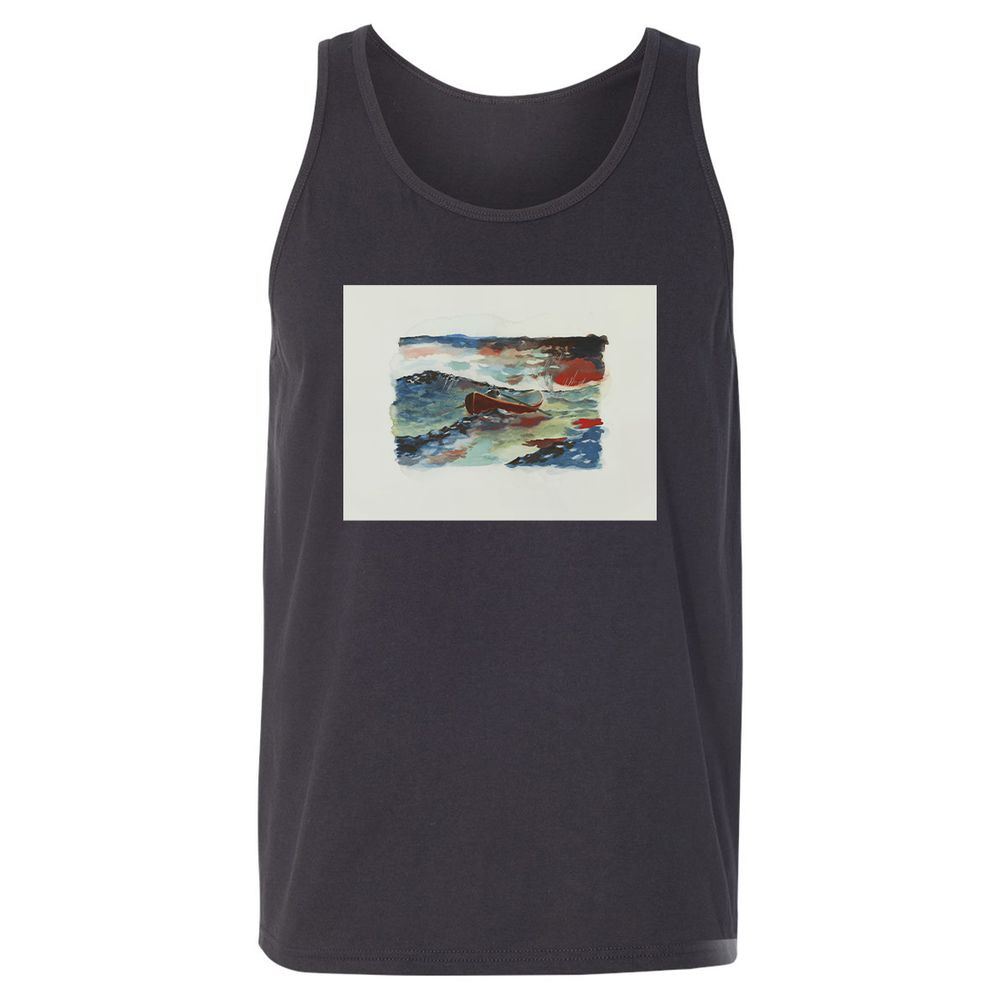 Unisex Jersey Tank - RV9UAHXJ - Dark Grey - 7