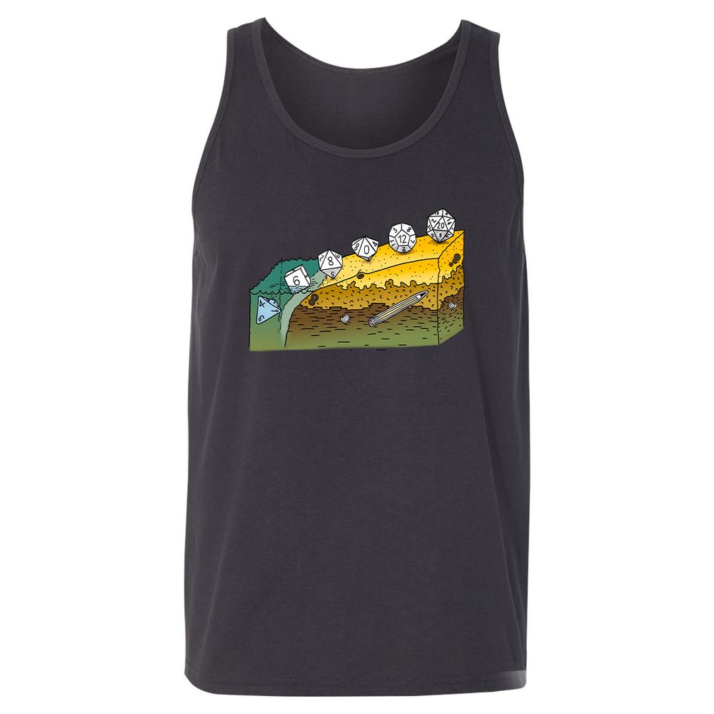 Unisex Jersey Tank - 4H9GPK85 - Dark Grey - 7
