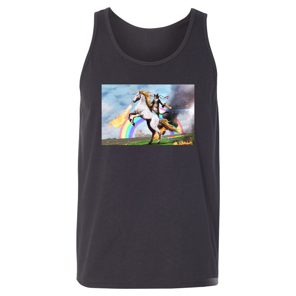 Unisex Jersey Tank - 44BVCE6S - Dark Grey - 7