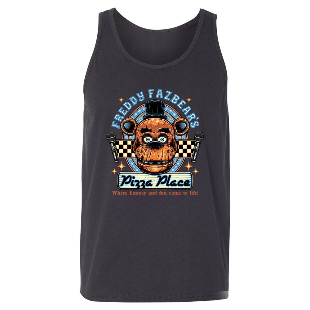 Unisex Jersey Tank - MDPCACTG - Dark Grey - 7