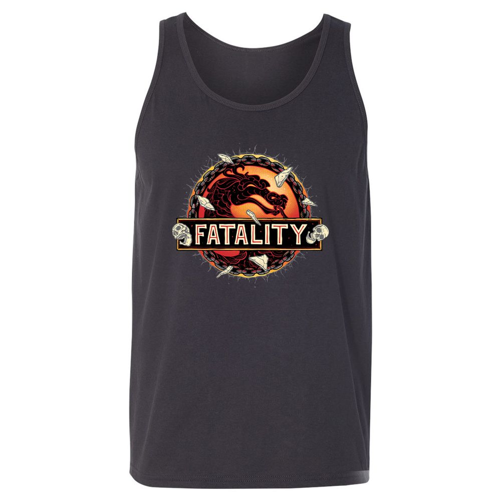 Unisex Jersey Tank - HXC8XFUR - Dark Grey - 7