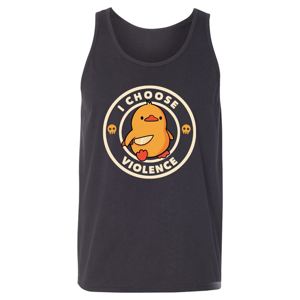 Unisex Jersey Tank - 4E5MSAJW - Dark Grey - 7