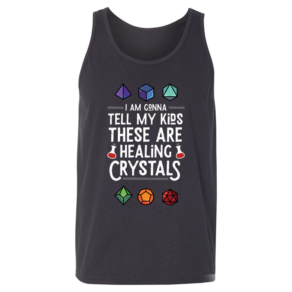 Unisex Jersey Tank - 2D9Z7G88 - Dark Grey - 7