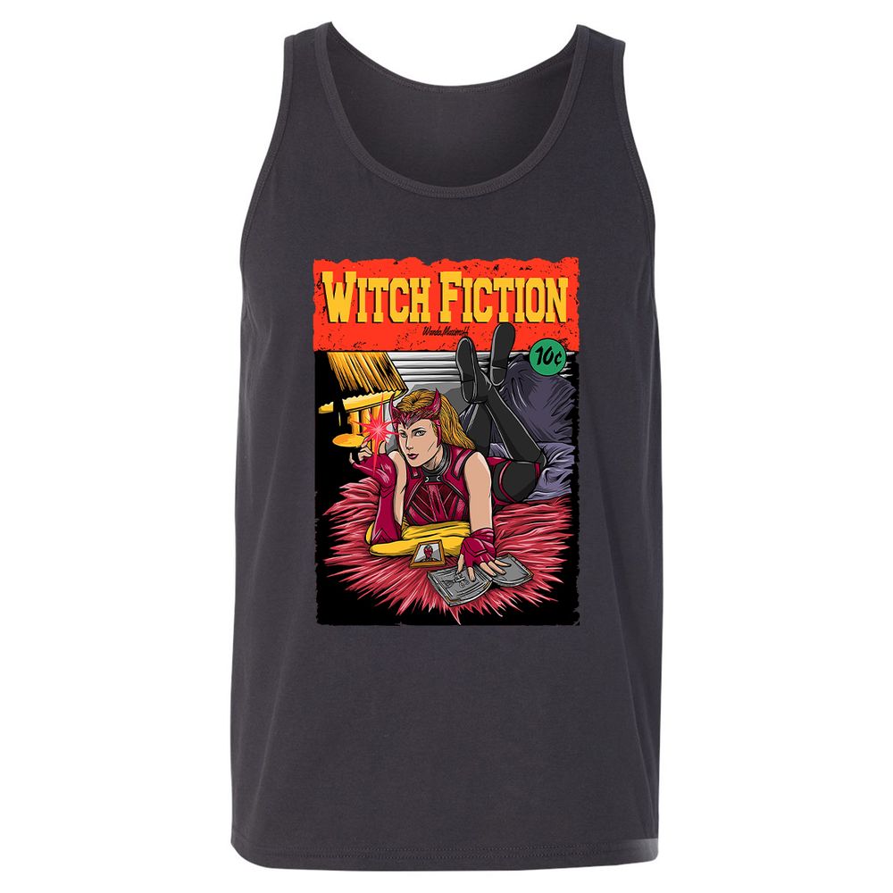 Unisex Jersey Tank - P9A9DY87 - Dark Grey - 7