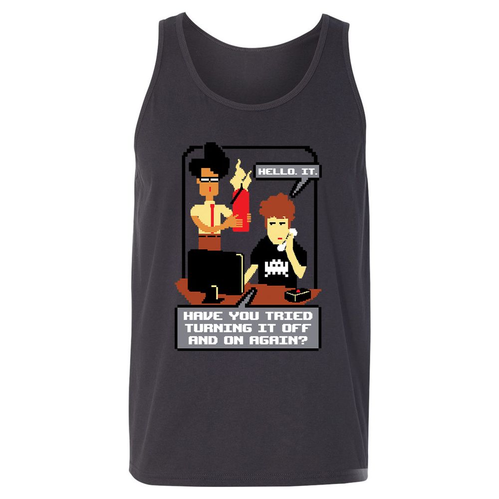 Unisex Jersey Tank - 1PW7NQ77 - Dark Grey - 7
