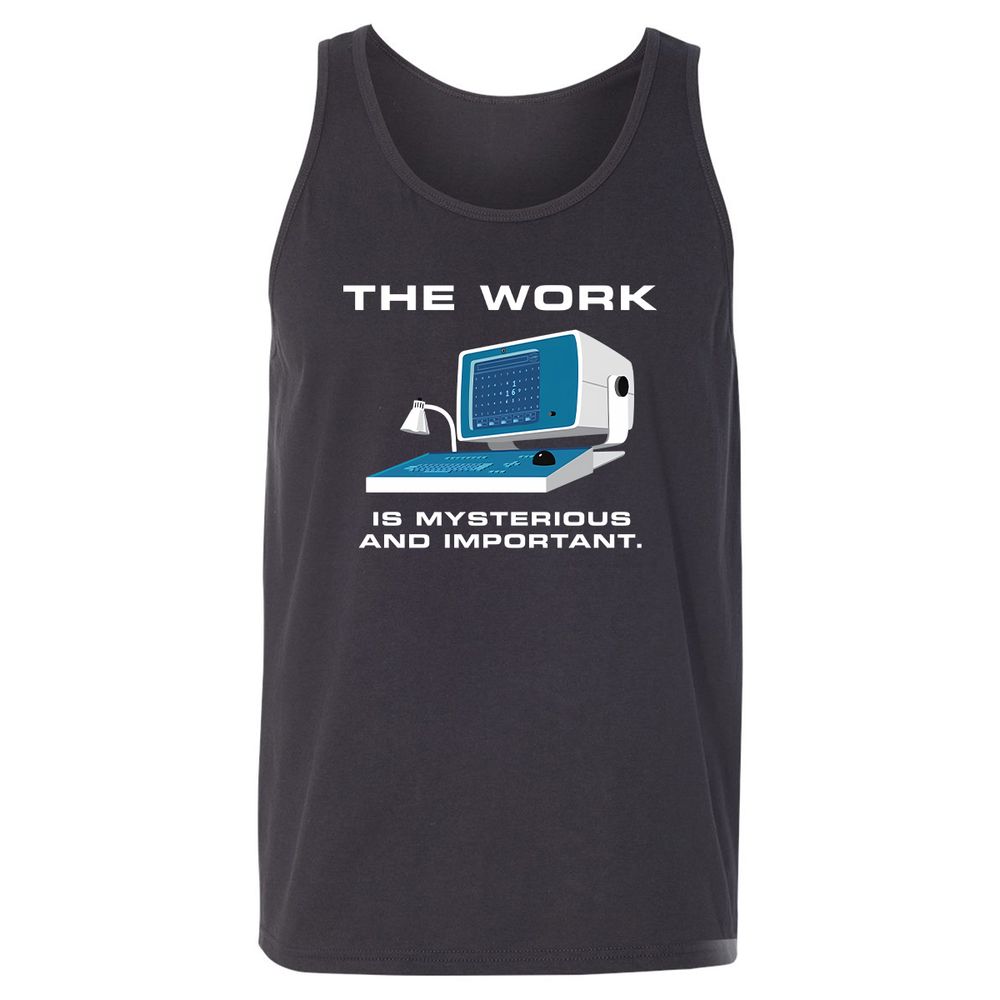 Unisex Jersey Tank - PLSSR7KB - Dark Grey - 7