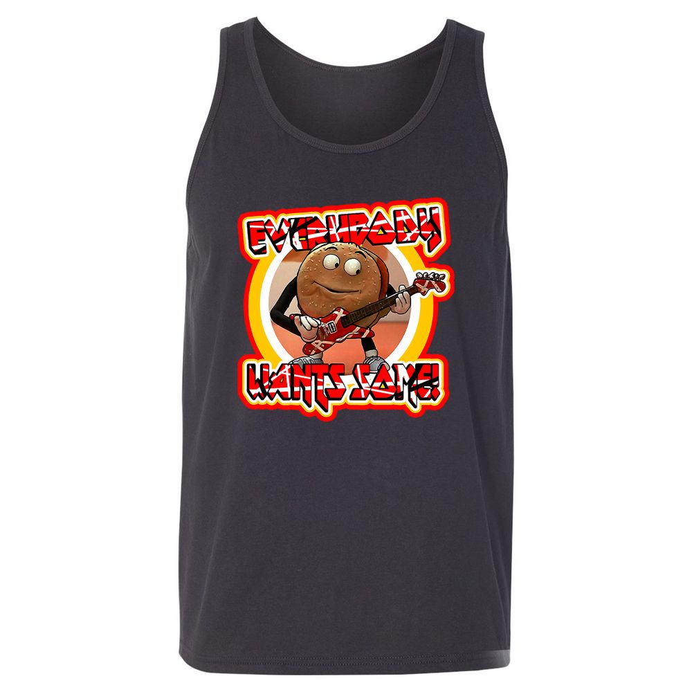 Unisex Jersey Tank - R6UYMU96 - Dark Grey - 7