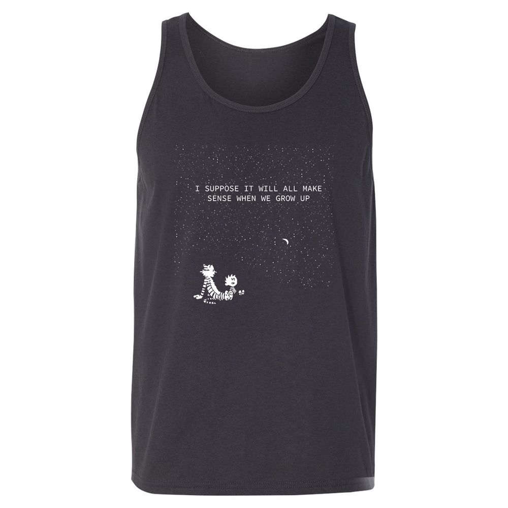 Calvin and Hobbes Stars - Dark Grey - 7