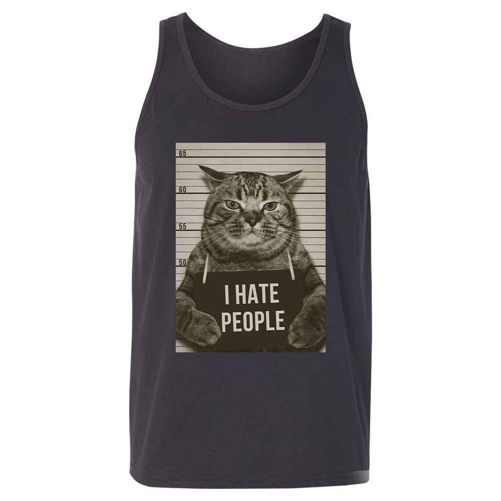 Unisex Jersey Tank - DUDYHZSR - Dark Grey - 7