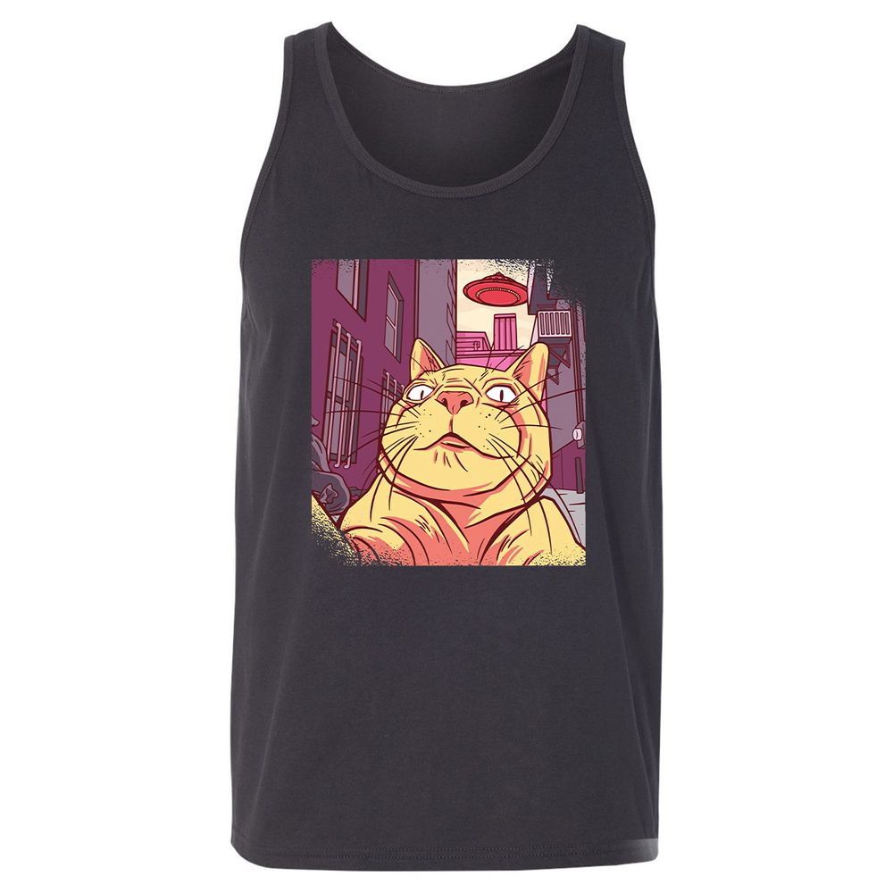 Unisex Jersey Tank - 3QUEBYNK - Dark Grey - 7