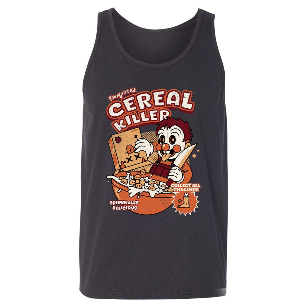 Unisex Jersey Tank - QWA7MJC8 - Dark Grey - 7