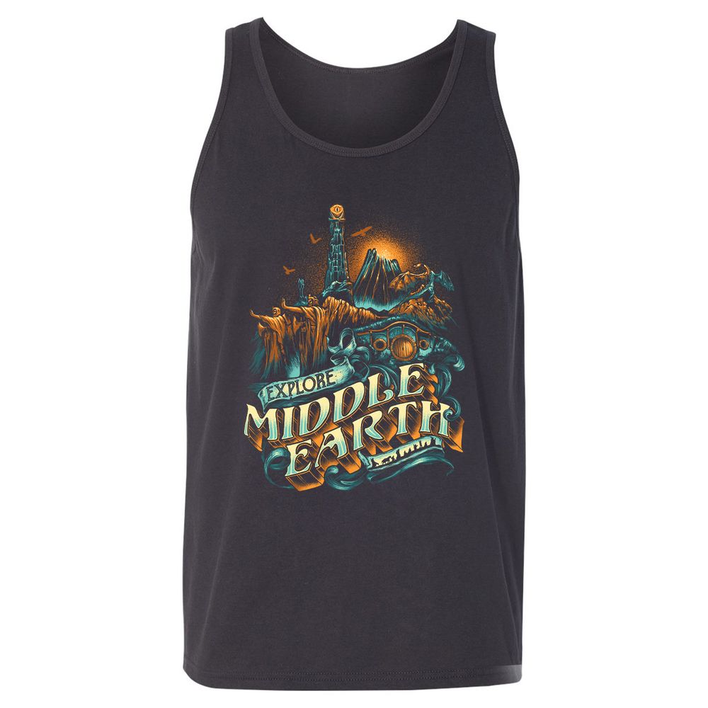 Unisex Jersey Tank - K9TESPDS - Dark Grey - 7