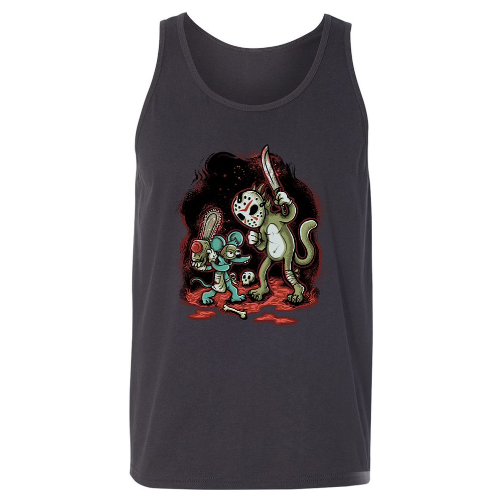 Unisex Jersey Tank - HXQNTBPU - Dark Grey - 7
