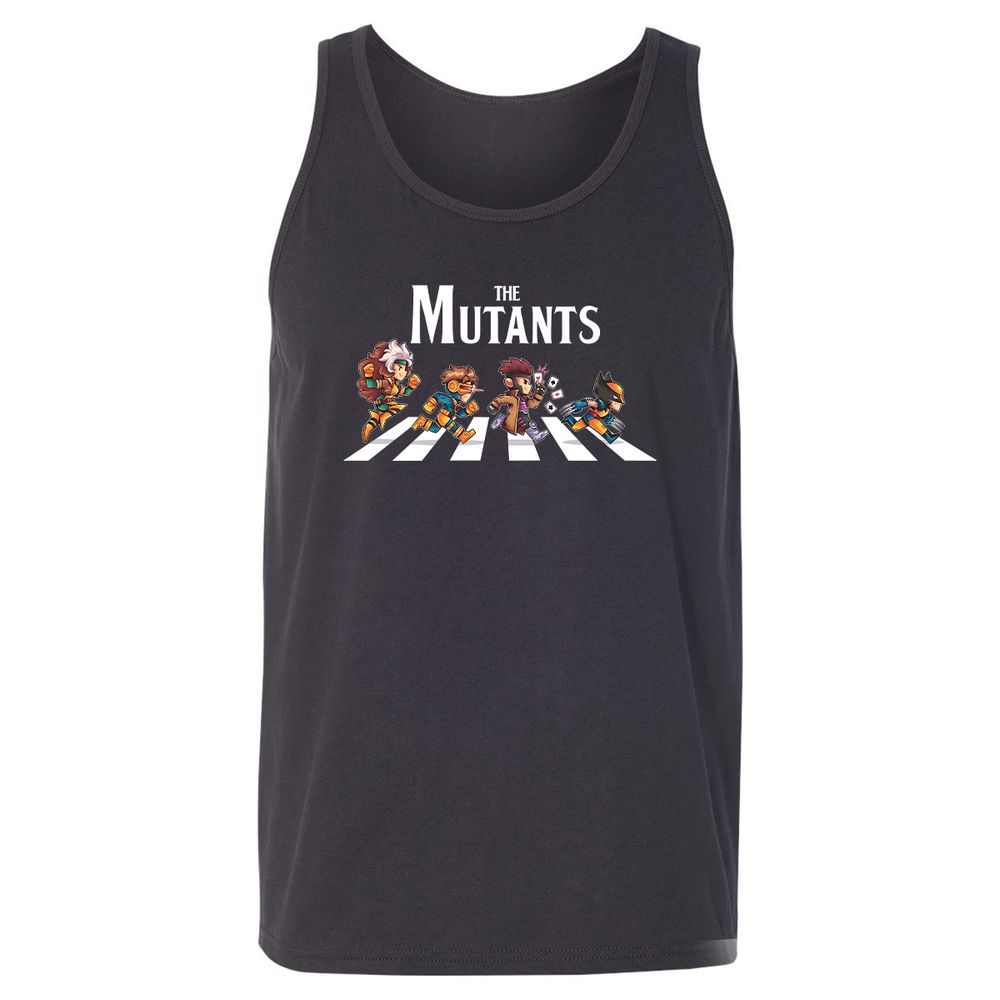 Unisex Jersey Tank - ANES3DZS - Dark Grey - 7