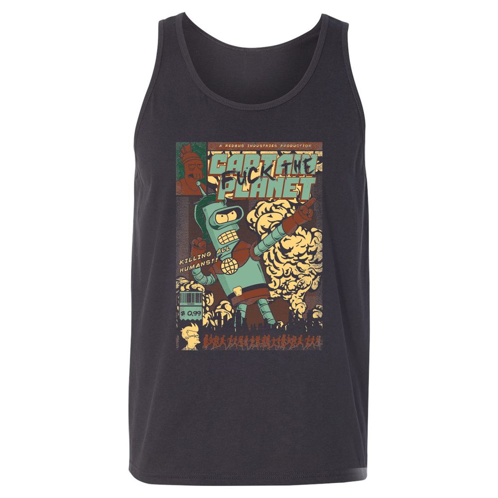 Unisex Jersey Tank - Z1LF8YAL - Dark Grey - 7