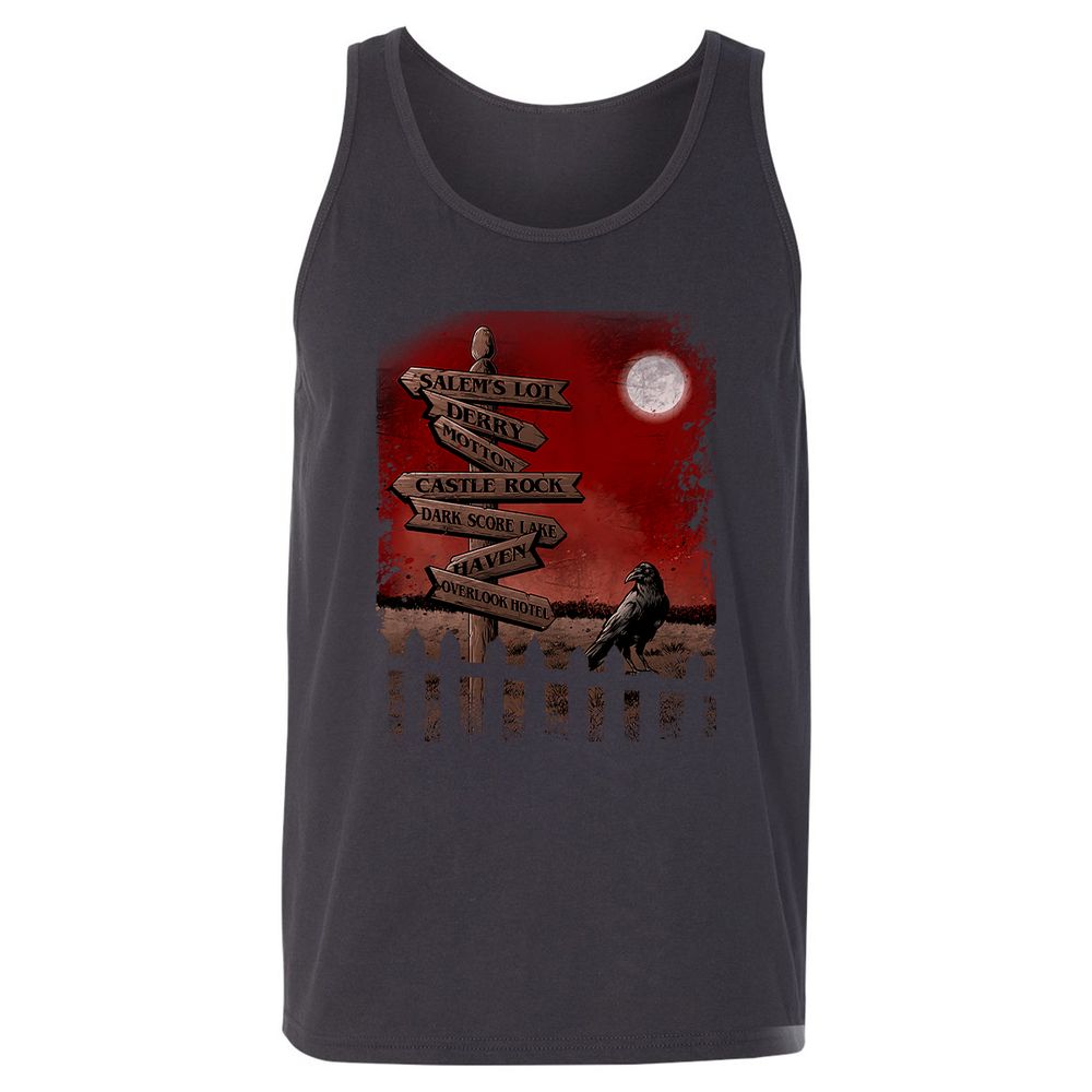 Unisex Jersey Tank - ZJTDVF34 - Dark Grey - 7