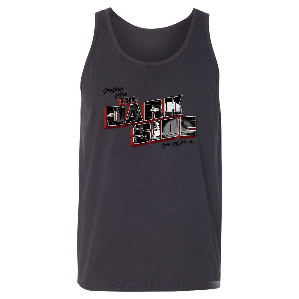 Unisex Jersey Tank - SX4ALQF8 - Dark Grey - 7