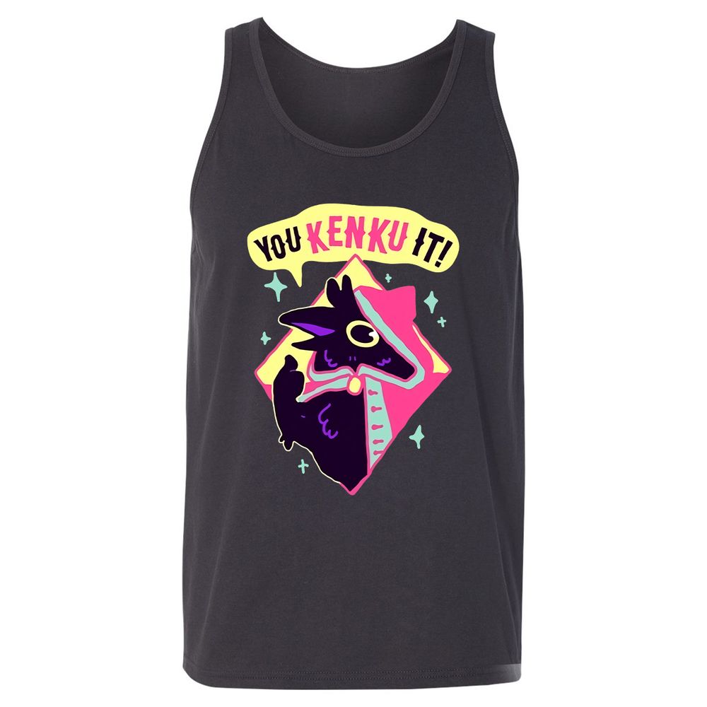 Unisex Jersey Tank - TLHKCDQC - Dark Grey - 7