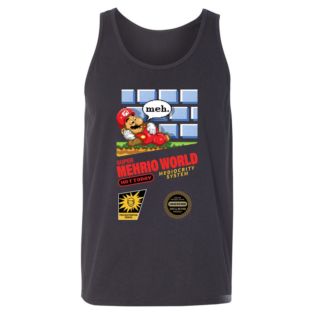 Unisex Jersey Tank - HPWHATG9 - Dark Grey - 7