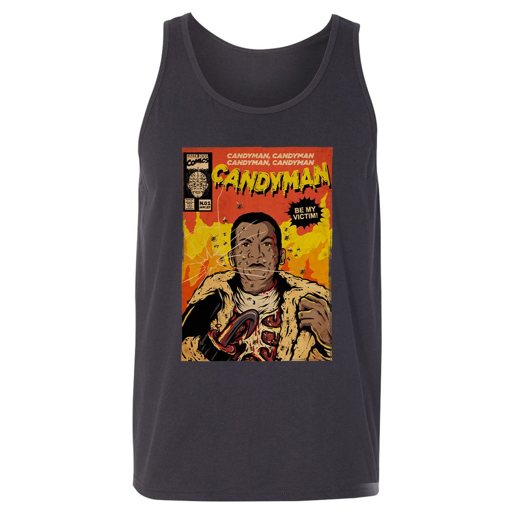 Unisex Jersey Tank - CV76TMHU - Dark Grey - 7