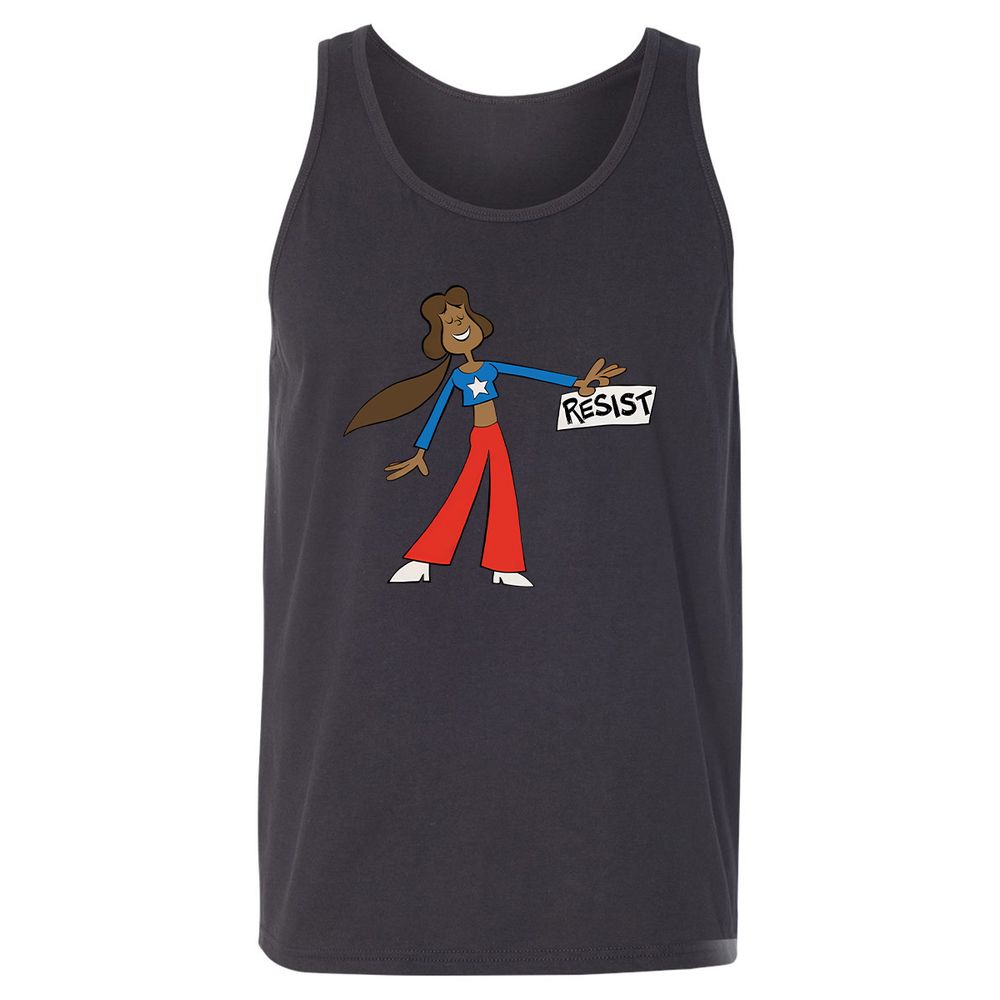 Unisex Jersey Tank - 7E2MV134 - Dark Grey - 7