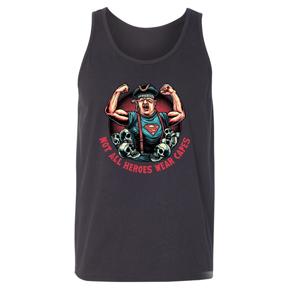 Unisex Jersey Tank - HK3JFYX9 - Dark Grey - 7