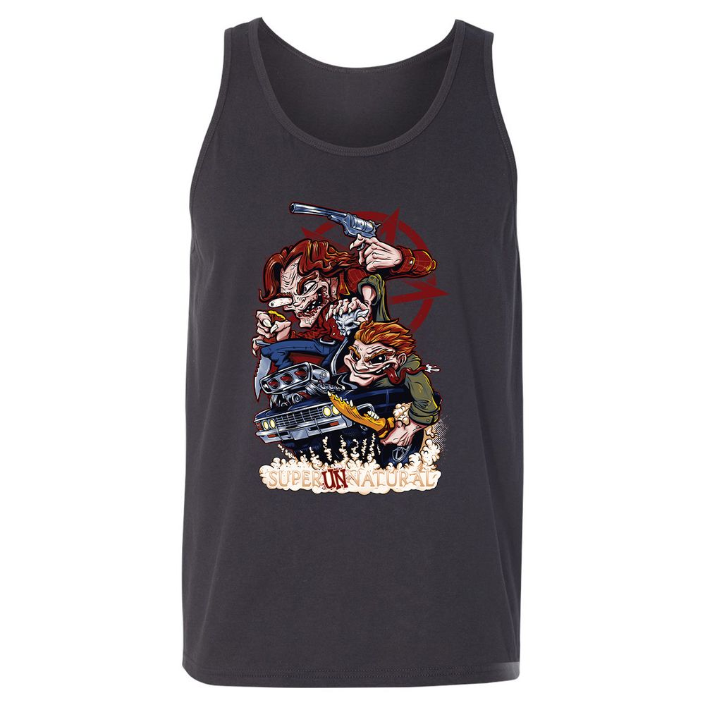 Unisex Jersey Tank - YNQJDCC6 - Dark Grey - 7
