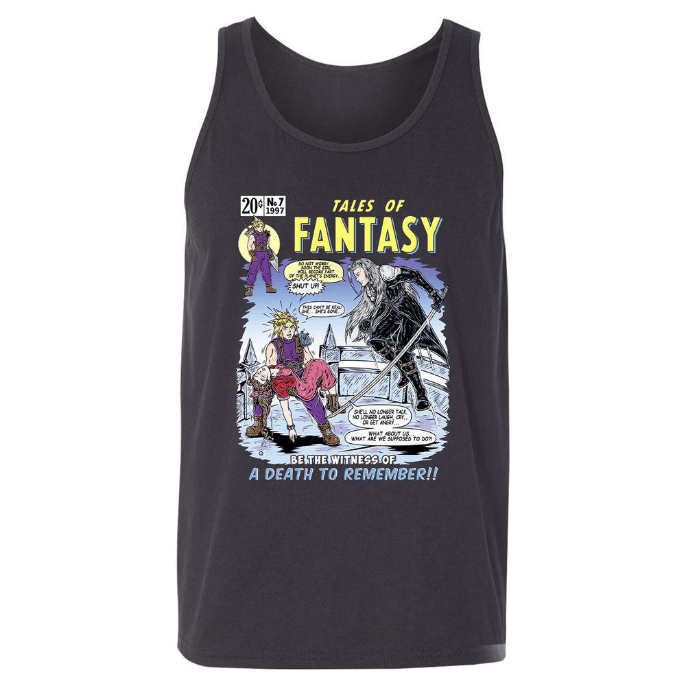 Unisex Jersey Tank - HUE2GDYF - Dark Grey - 7
