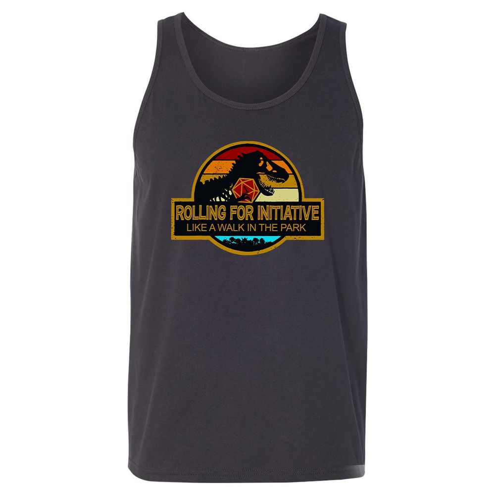Unisex Jersey Tank - NLM3V6E4 - Dark Grey - 7