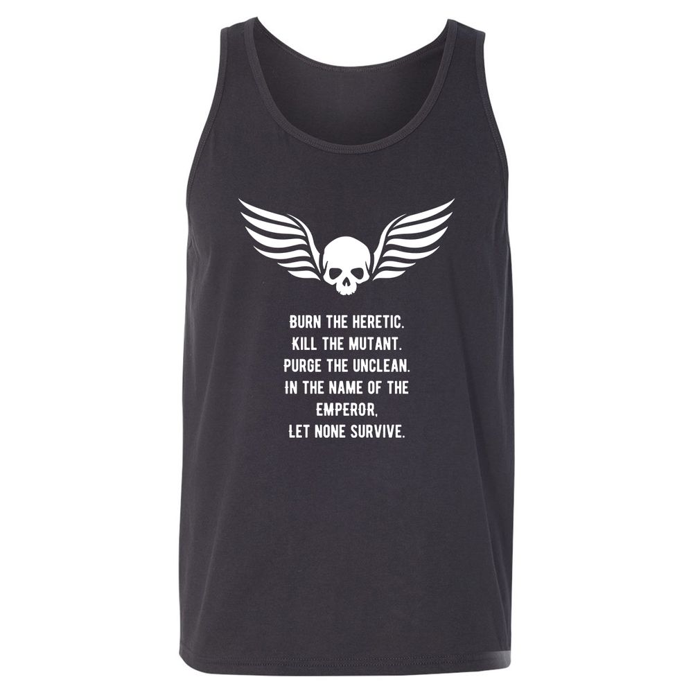 Unisex Jersey Tank - F9ZH43ZS - Dark Grey - 7