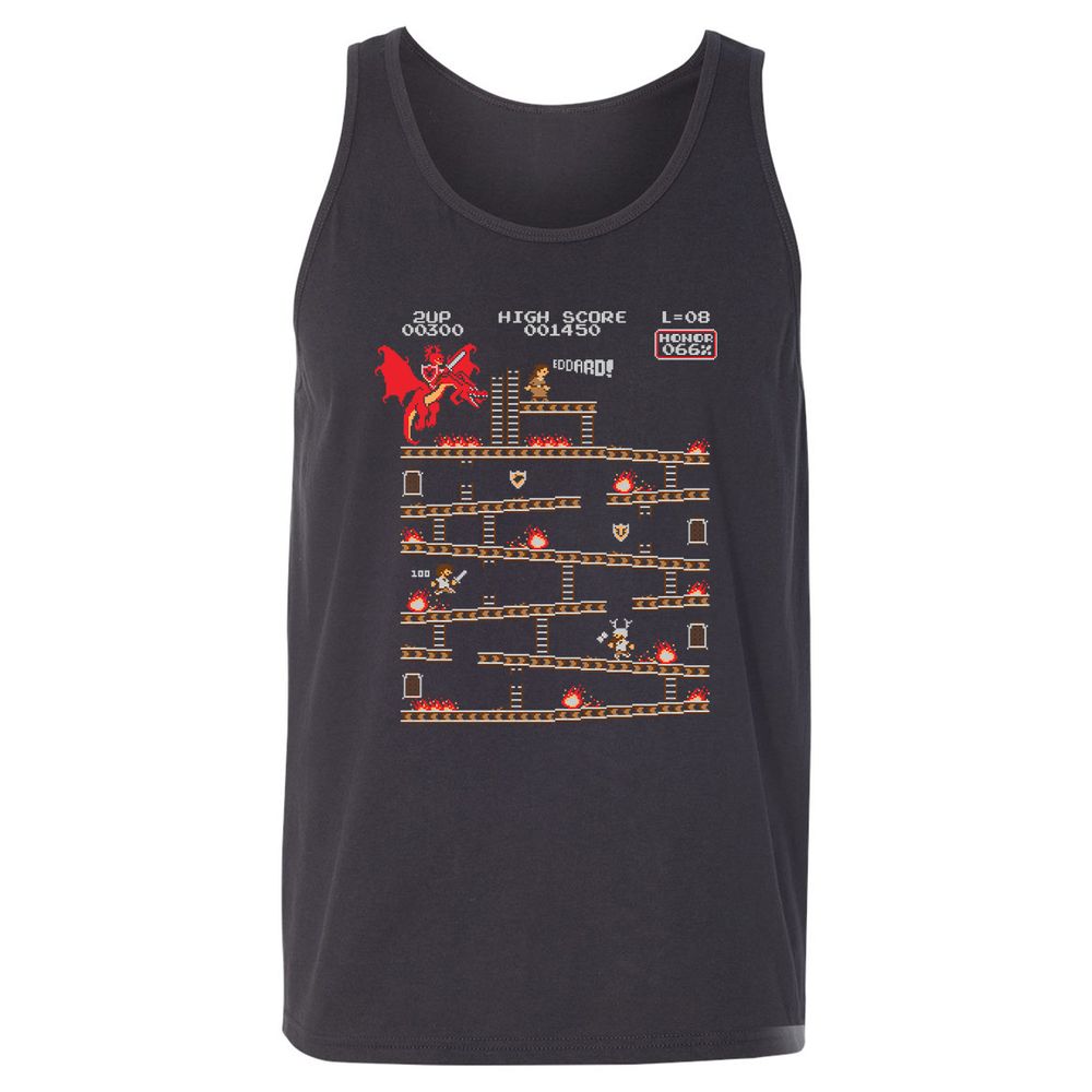 Unisex Jersey Tank - B4NC4TLJ - Dark Grey - 7