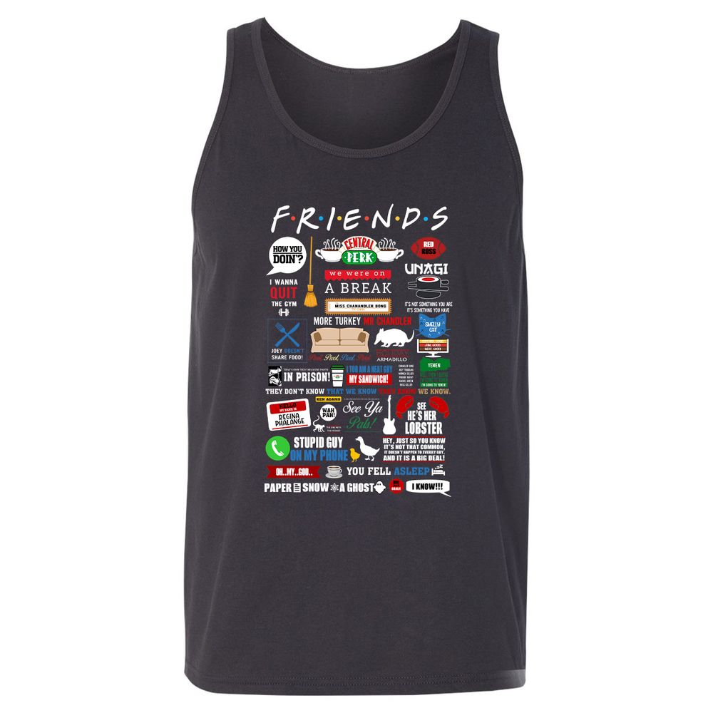 Unisex Jersey Tank - 1M29862G - Dark Grey - 7