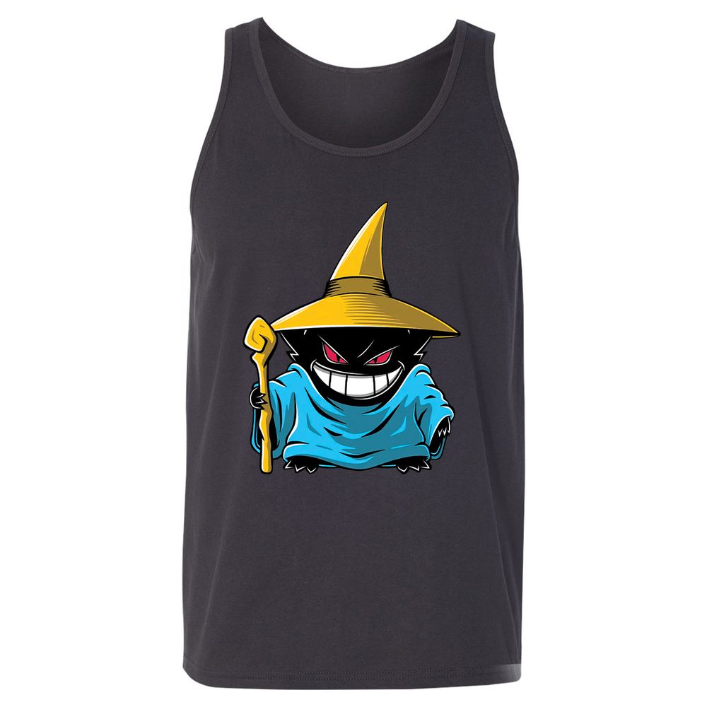 Unisex Jersey Tank - Black - Dark Grey - 7