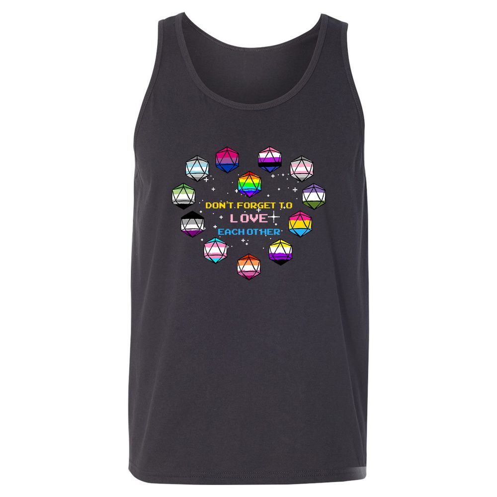 Unisex Jersey Tank - 2E1R5QTQ - Dark Grey - 7